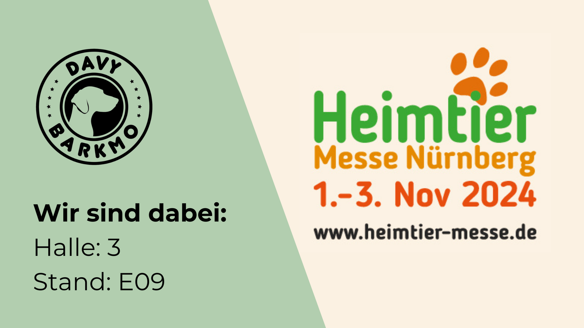 Heimtiermesse Nürnberg 2024 | Wir sind dabei! 🐾 - DavyBarkmo
