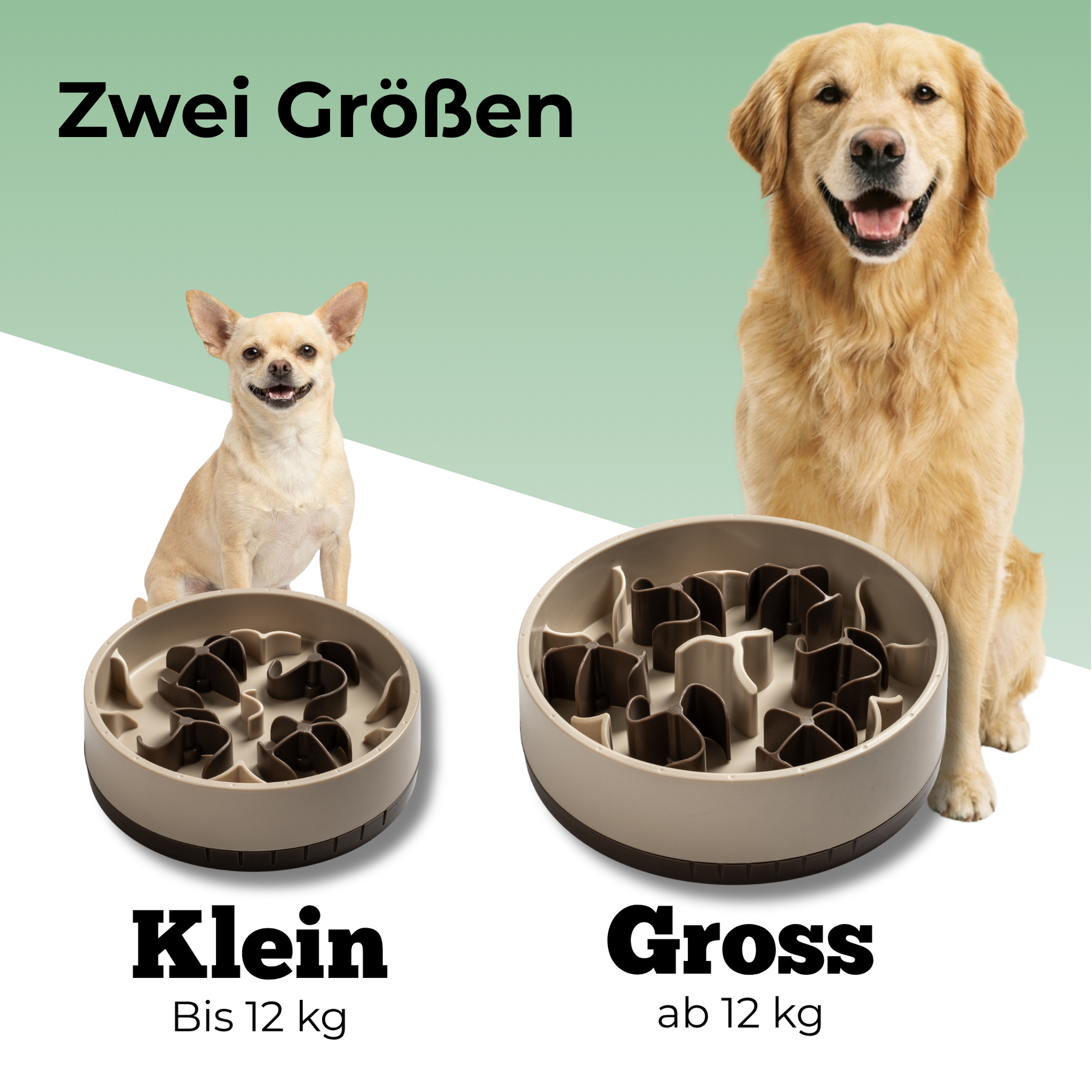 SoulSet Milo (Beige) / Groß: Zwei Größen – Klein bis 12 kg, Groß ab 12 kg